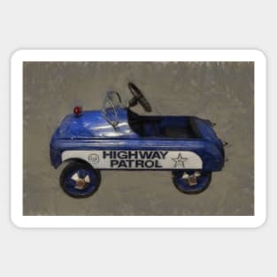 Highway Patrol Pedal Car Sticker